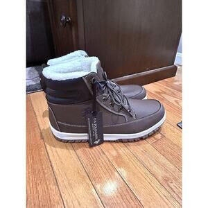 US Polo Assn Soren Polo Boots Brown Size 13m NWT